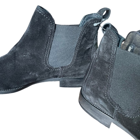 Paul Green Jax Chelsea Boot Suede Black 9.5 - Picture 3 of 8